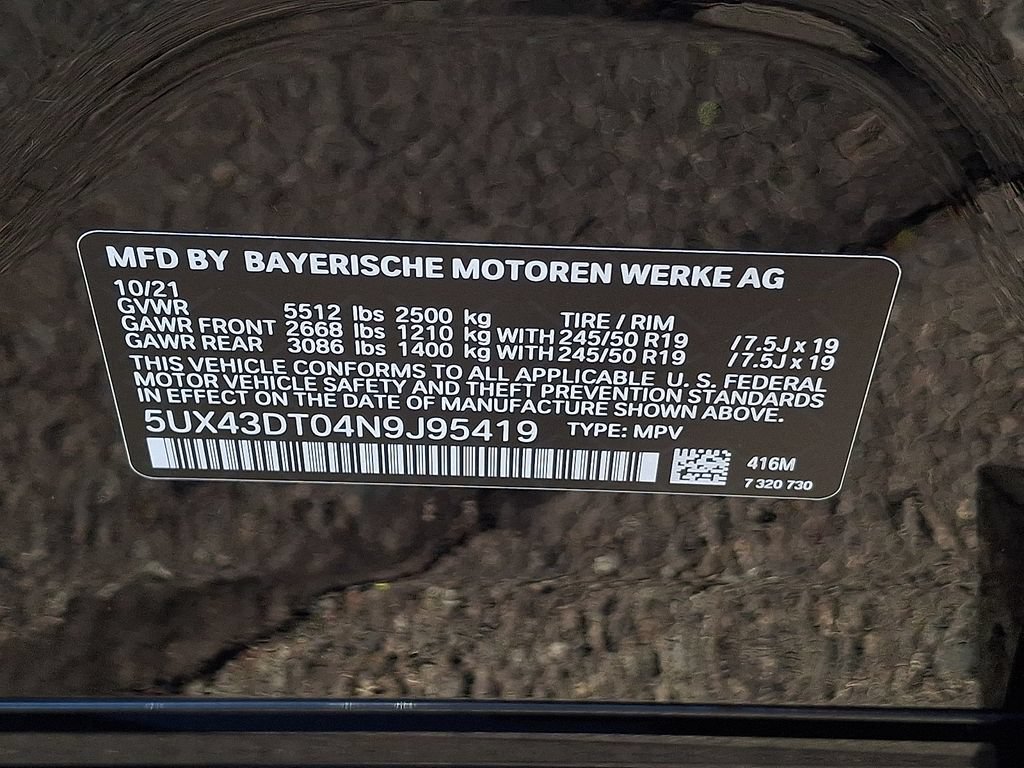 Used 2022 BMW X4 M40i AWD/4WD image 27