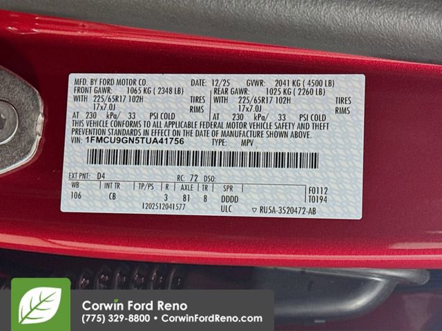 New 2026 Ford Escape Active w/ Cold Weather Package AWD/4WD image 33