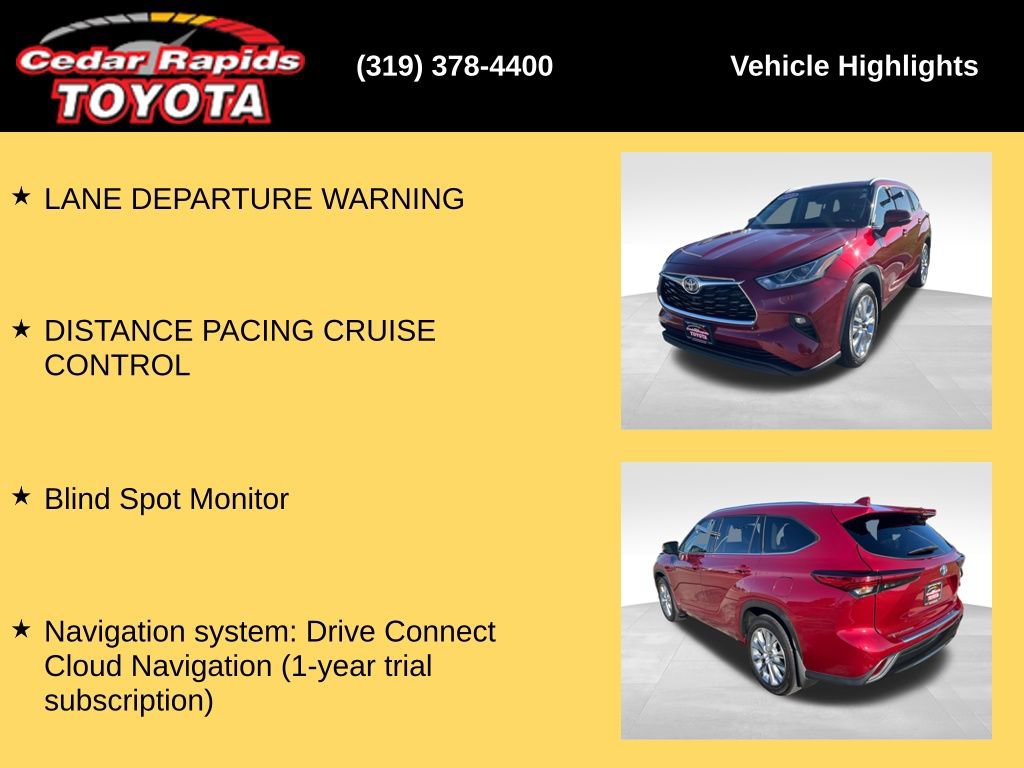Used 2023 Toyota Highlander Limited AWD/4WD image 26