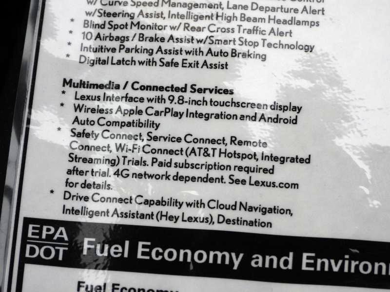 Used 2023 Lexus RX 350 Premium w/ Cold Area Package FWD image 78