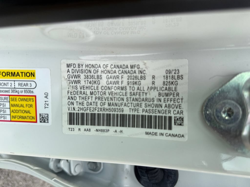 Used 2024 Honda Civic LX image 28