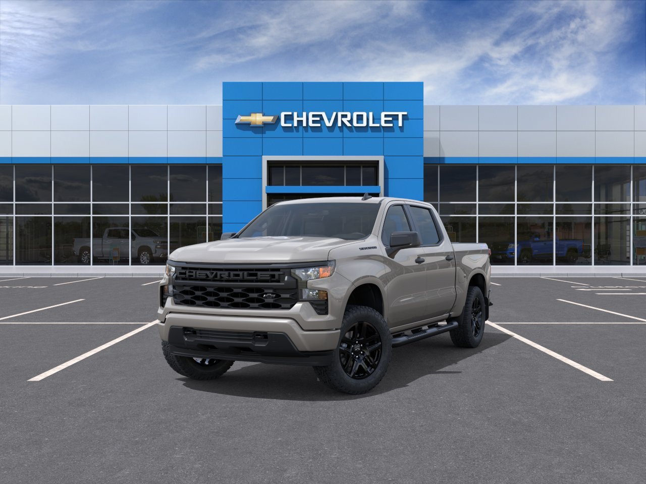 New 2026 Chevrolet Silverado 1500 Custom w/ Turbomax Blackout Package AWD/4WD image 9