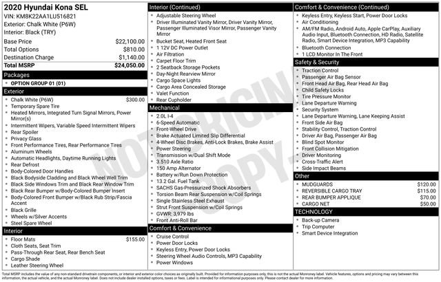 Used 2020 Hyundai Kona SEL image 4