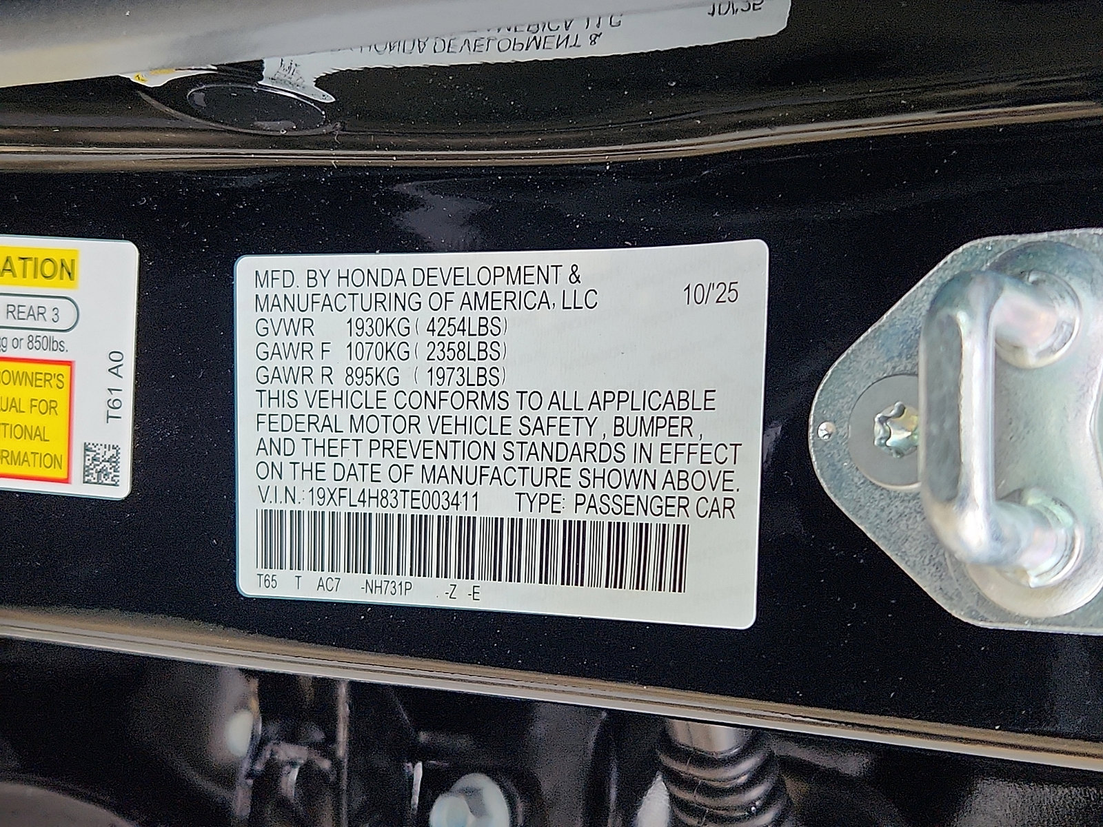 New 2026 Honda Civic Sport image 17