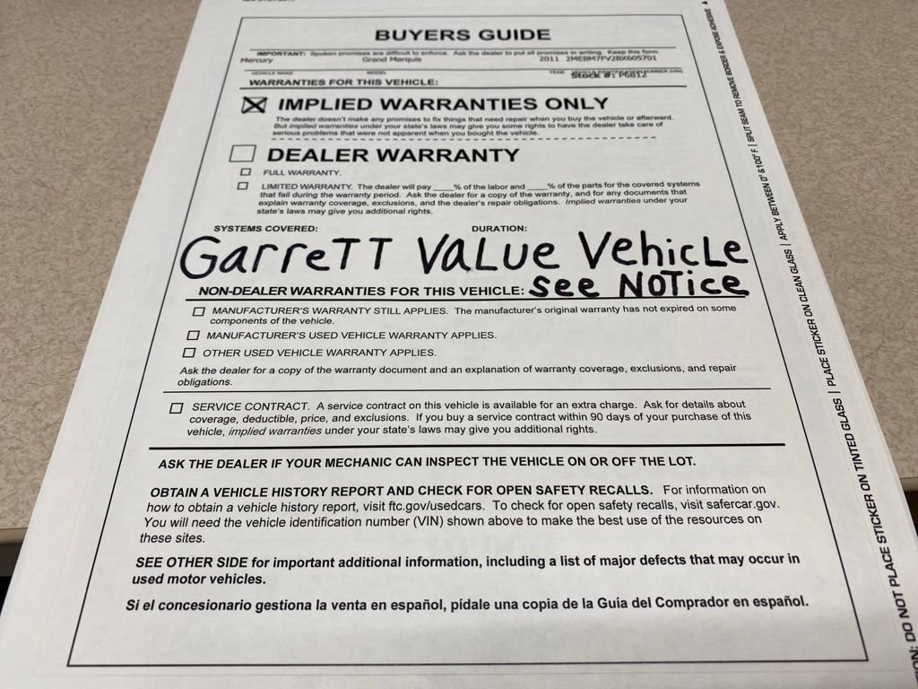 Used 2011 Mercury Grand Marquis LS RWD image 24