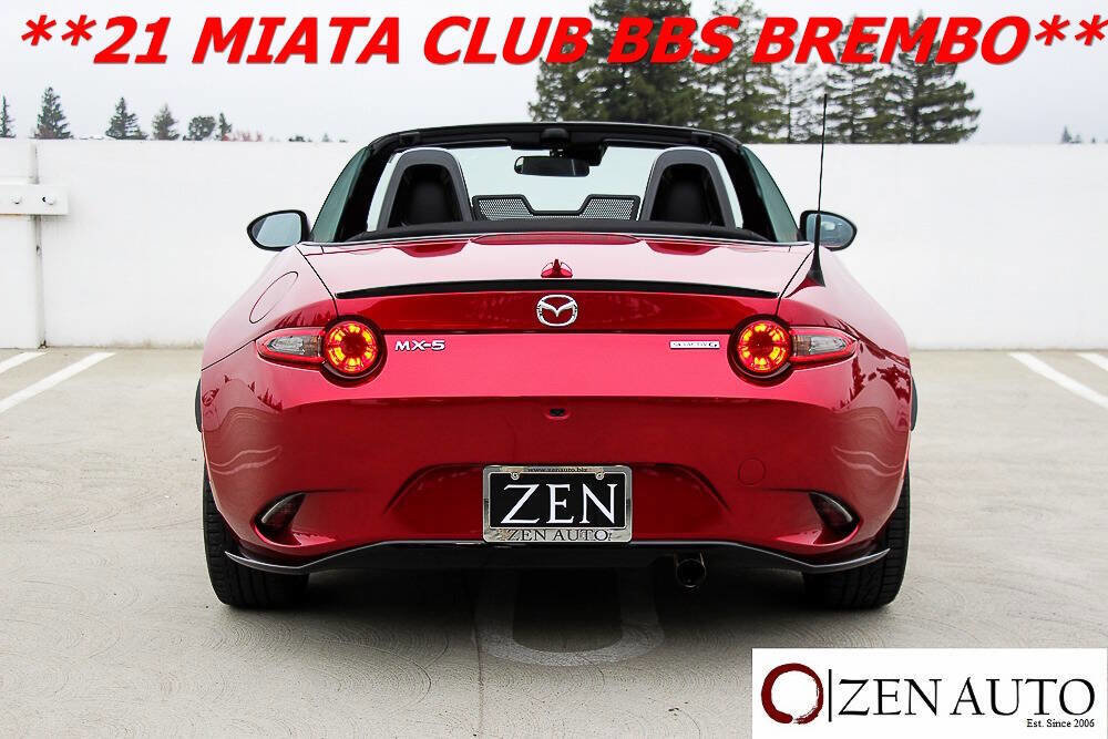 Used 2021 MAZDA MX-5 Miata Club w/ Brembo/BBS Recaro Package image 10