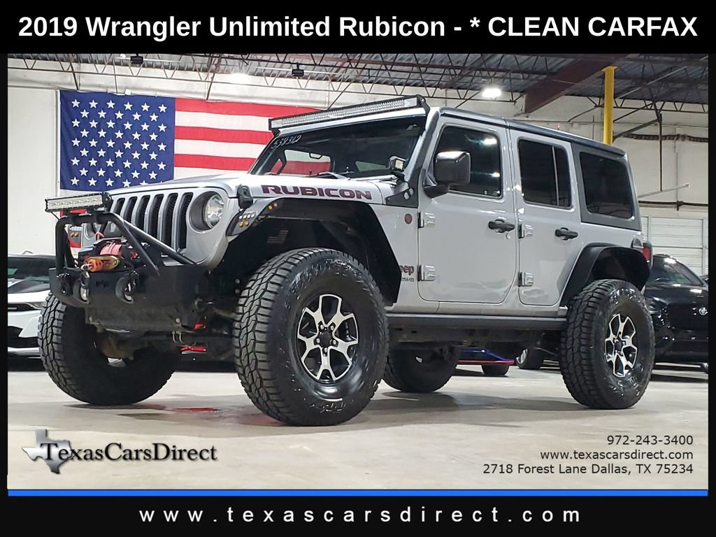 Used 2019 Jeep Wrangler Unlimited Rubicon AWD/4WD image 1