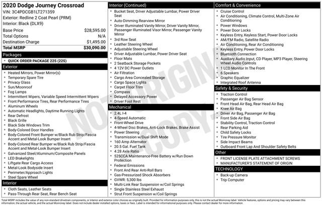 Used 2020 Dodge Journey Crossroad image 44