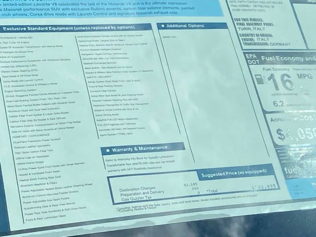 New 2024 Maserati Levante Trofeo image 56