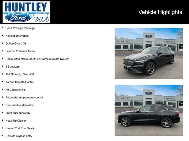 Used 2023 Genesis GV70 3.5T Sport w/ Sport Prestige Package image 2