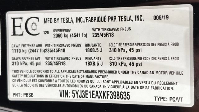 Used 2019 Tesla Model 3 Standard Range Plus RWD image 41