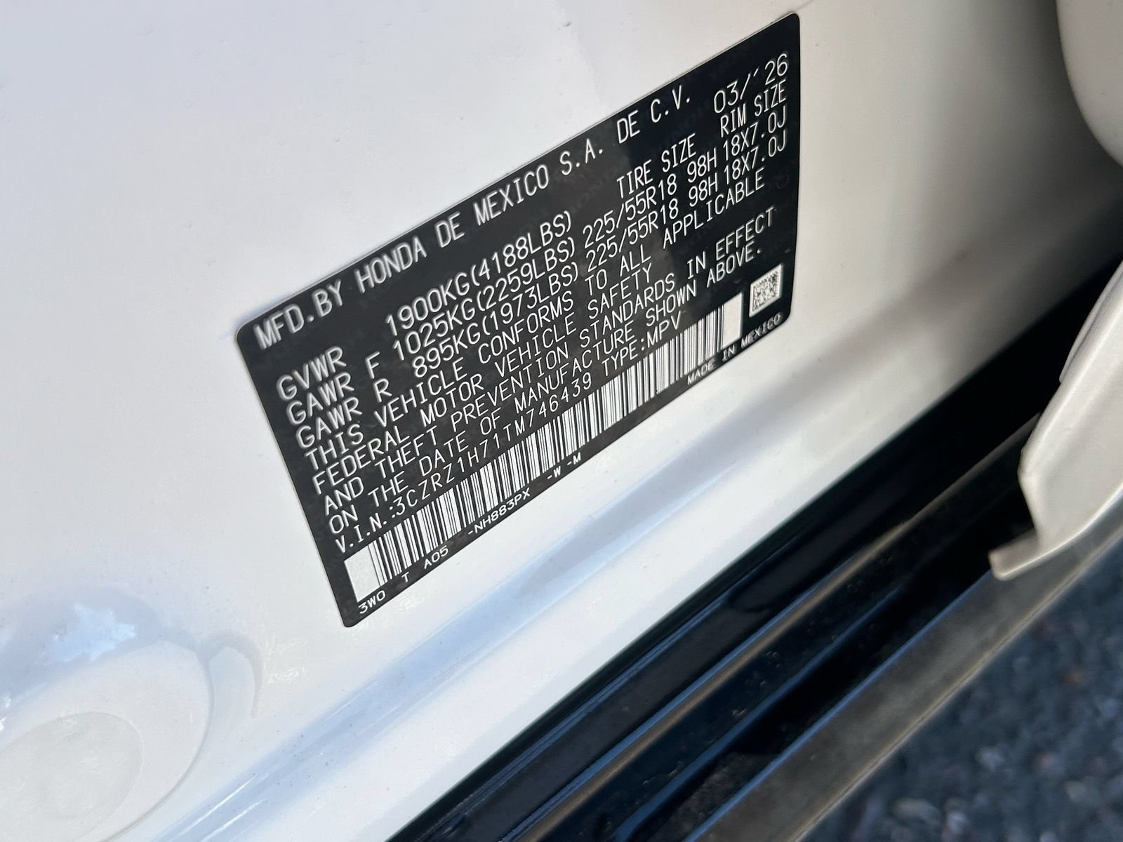 Certified 2026 Honda HR-V EX-L image 34
