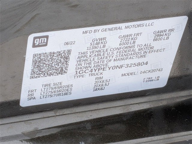 Used 2022 Chevrolet Silverado 2500 LTZ w/ LTZ Plus Package image 34