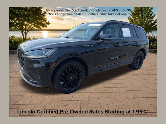 Certified 2025 Lincoln Aviator Reserve w/ Jet Appearance Package AWD/4WD 360° Tour