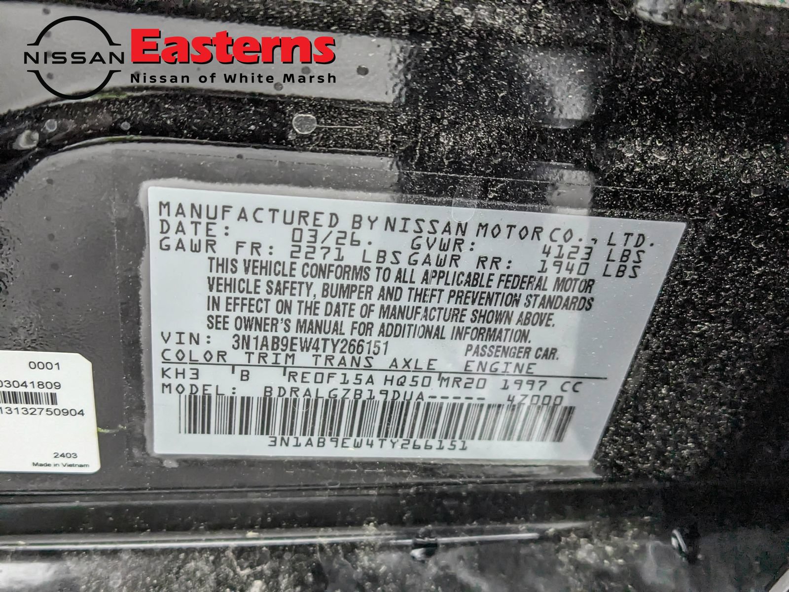 New 2026 Nissan Sentra SL w/ Floor Mat Package FWD image 30
