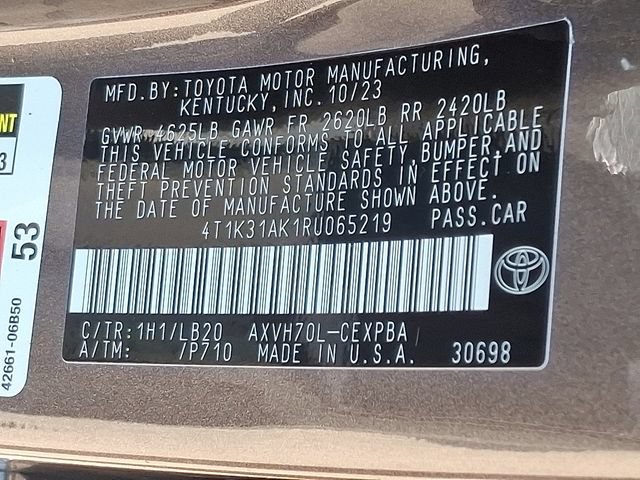 Used 2024 Toyota Camry XSE w/ Cold Weather Package FWD image 27