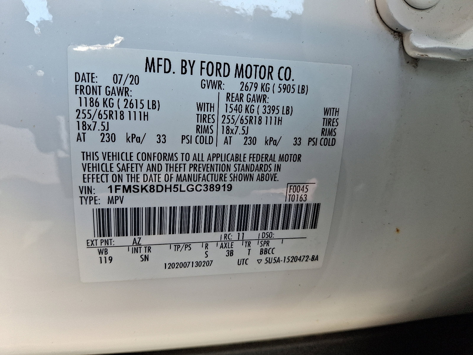 Used 2020 Ford Explorer XLT w/ Equipment Group 202A image 26