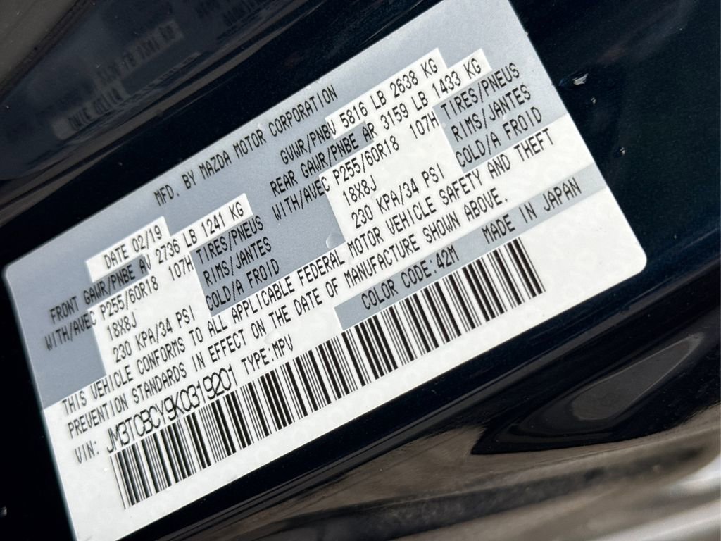 Used 2019 MAZDA CX-9 Touring image 17