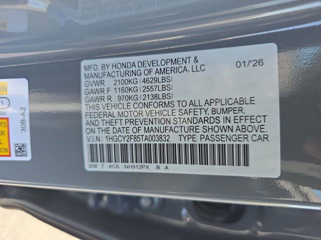 New 2026 Honda Accord Touring image 35