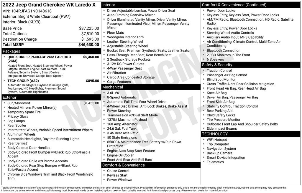 Used 2022 Jeep Grand Cherokee Laredo X image 4