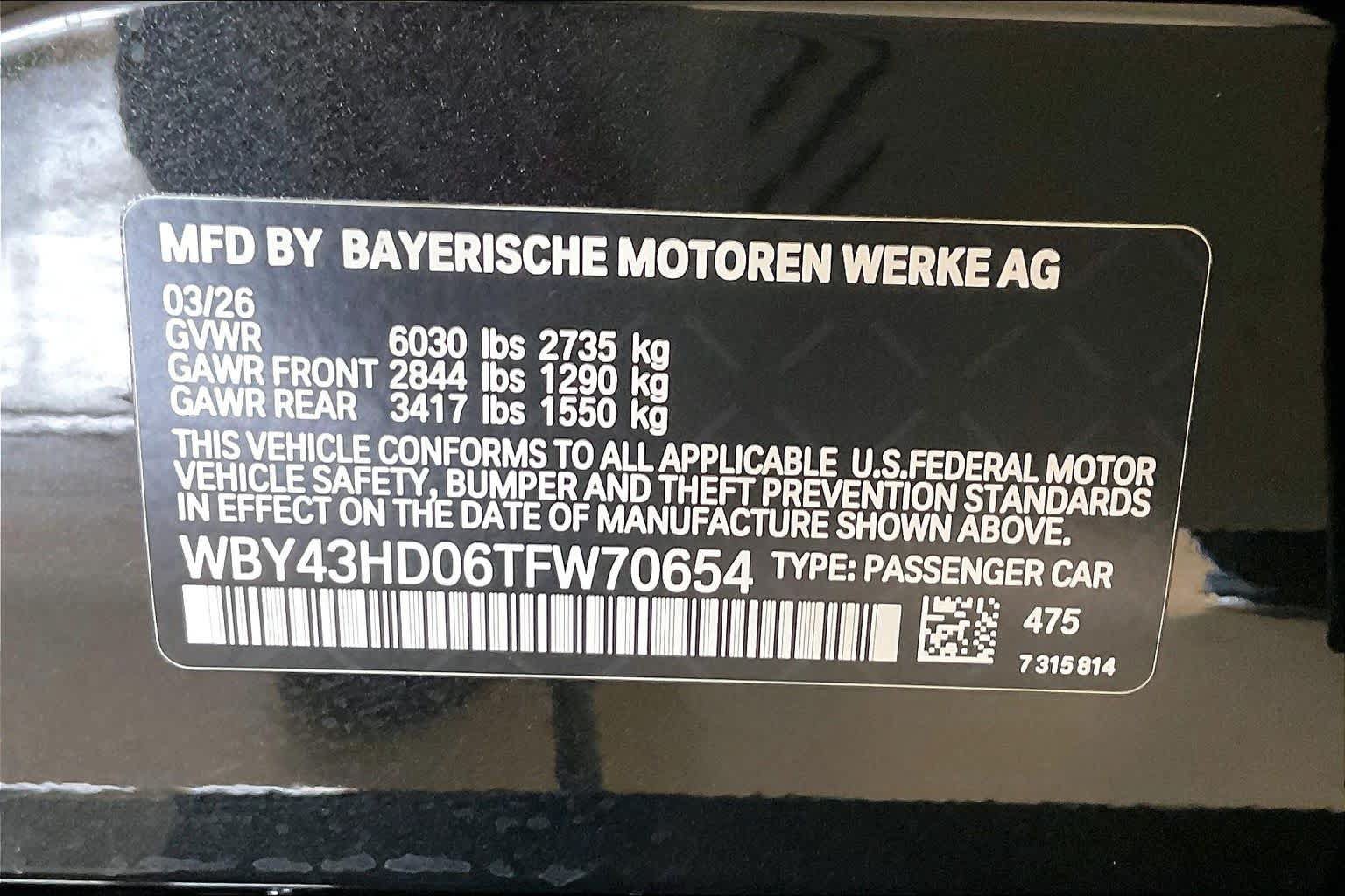 New 2026 BMW i4 xDrive40i w/ M Sport Package AWD/4WD image 17