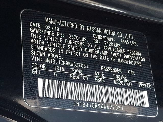 Used 2019 Nissan Rogue Sport SV AWD/4WD image 27