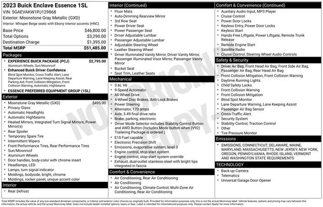 Used 2023 Buick Enclave Essence w/ Experience Buick Package image 5