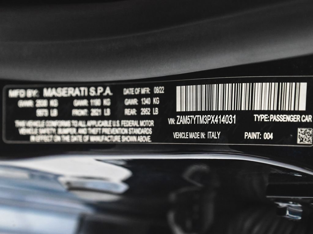 Used 2023 Maserati Ghibli Modena Q4 AWD/4WD image 13