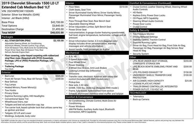 Used 2019 Chevrolet Silverado 1500 LT w/ All Star Edition image 34