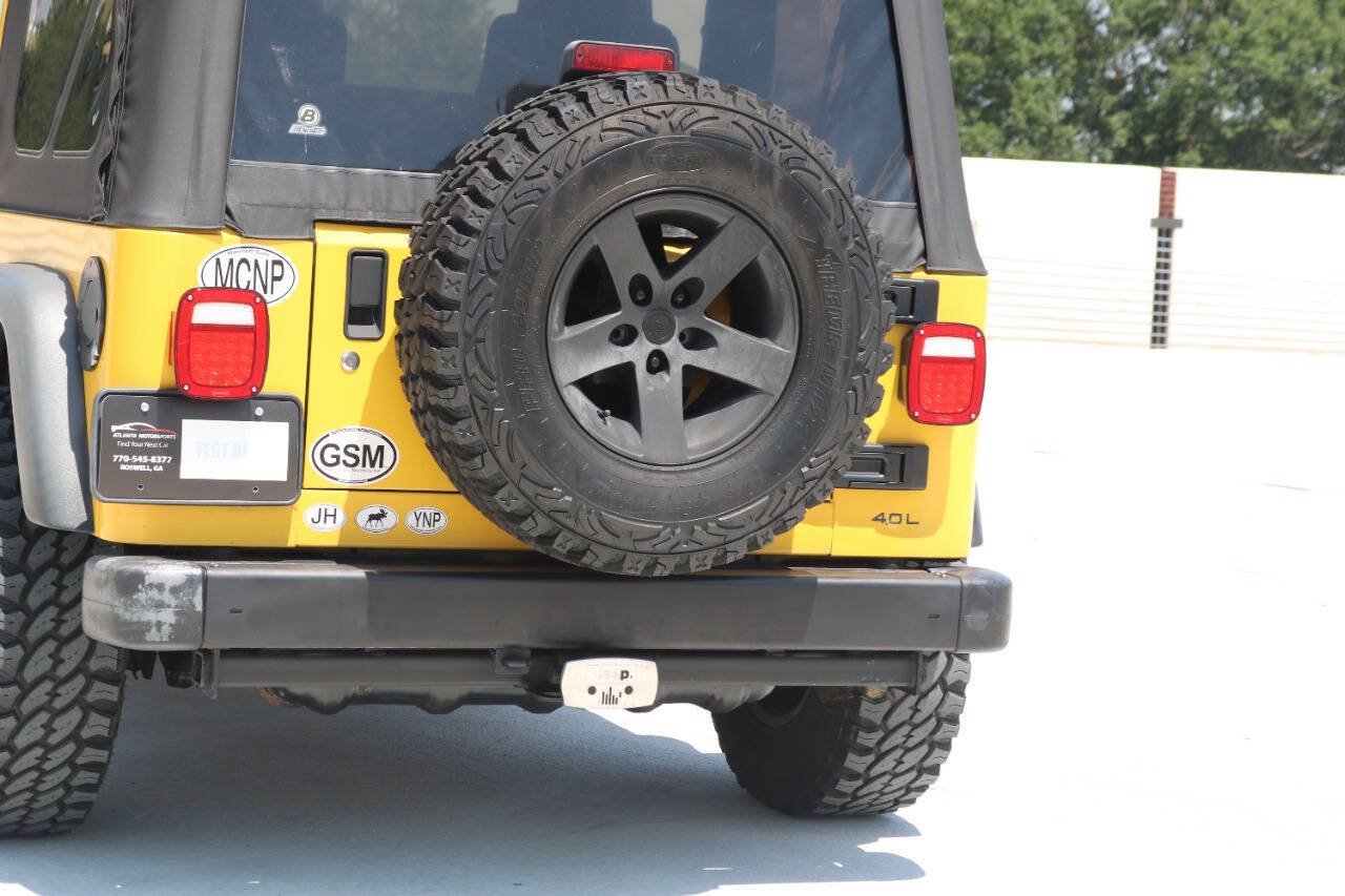 Used 2004 Jeep Wrangler X w/ Convenience Group AWD/4WD image 63