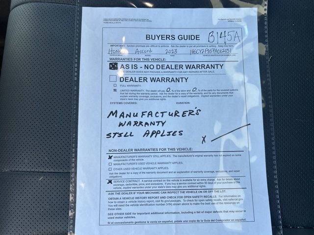 Used 2023 Honda Accord Touring image 30