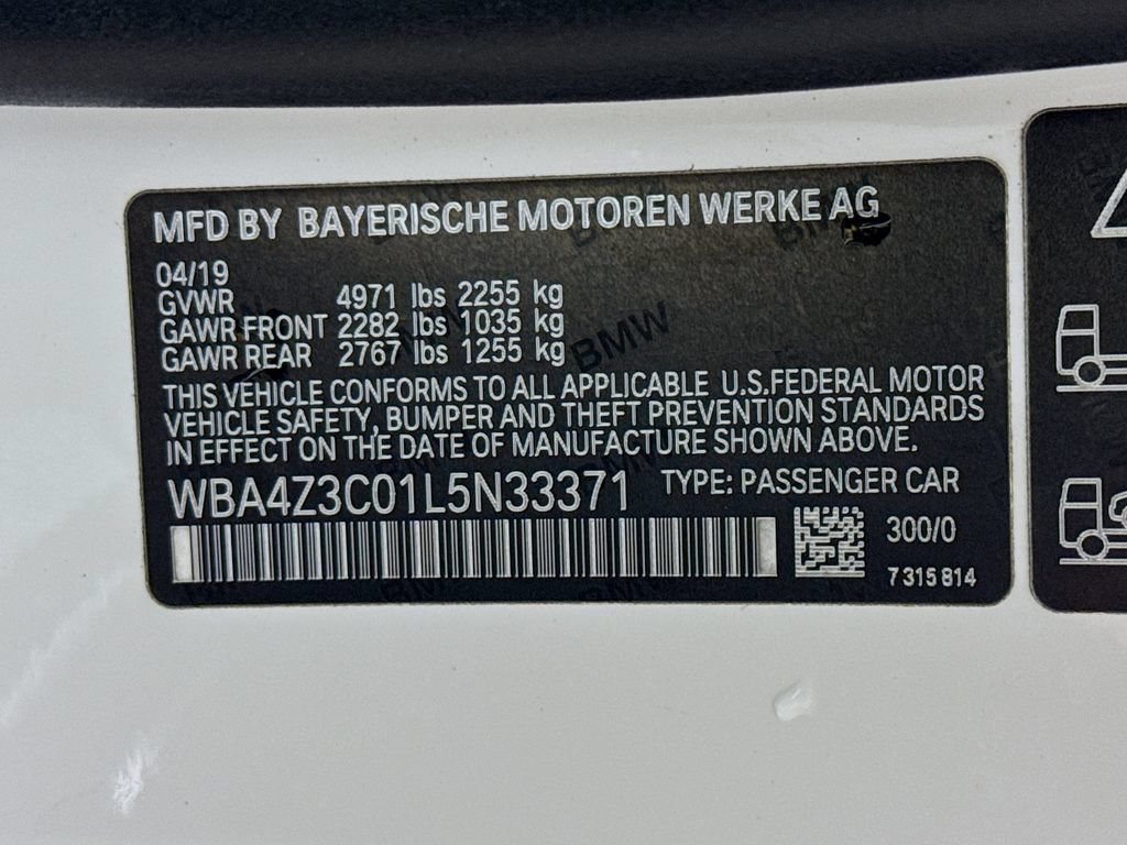 Used 2020 BMW 430i xDrive Convertible w/ Convenience Package AWD/4WD image 32