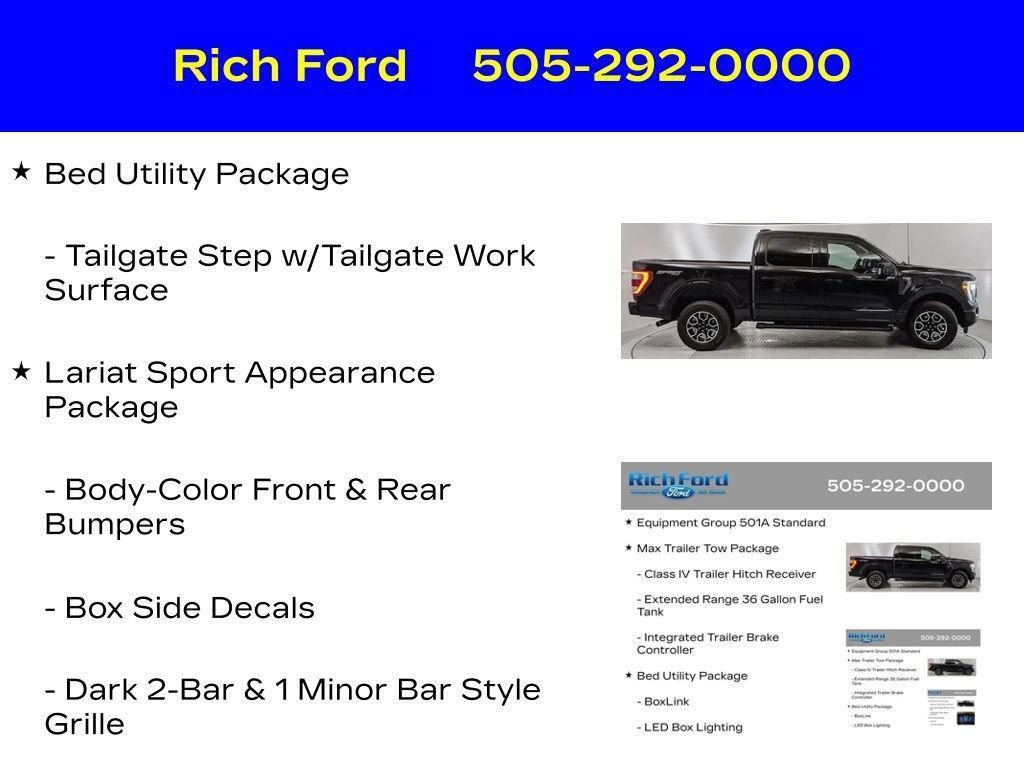 Certified 2023 Ford F150 Lariat w/ Max Trailer Tow Package AWD/4WD image 28