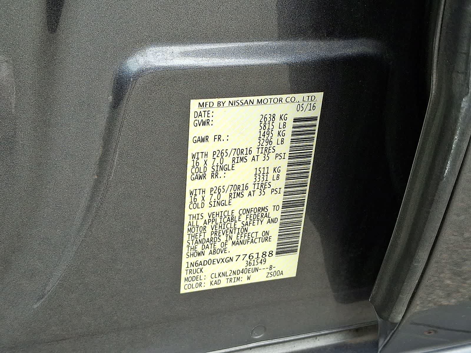 Used 2016 Nissan Frontier SV AWD/4WD image 29
