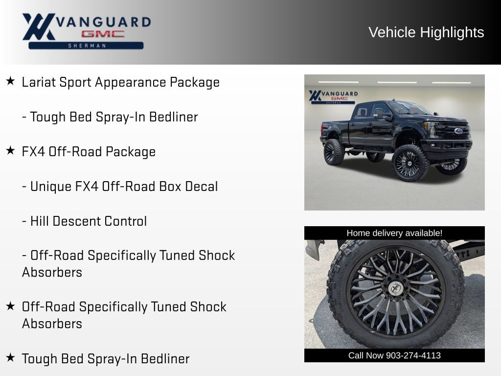 Used 2019 Ford F250 Lariat w/ Lariat Ultimate Package AWD/4WD image 11