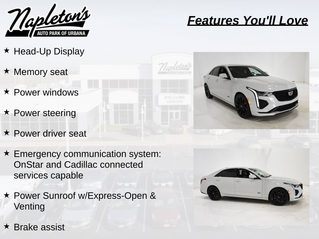 Used 2021 Cadillac CT4 V w/ Technology Package AWD/4WD image 15
