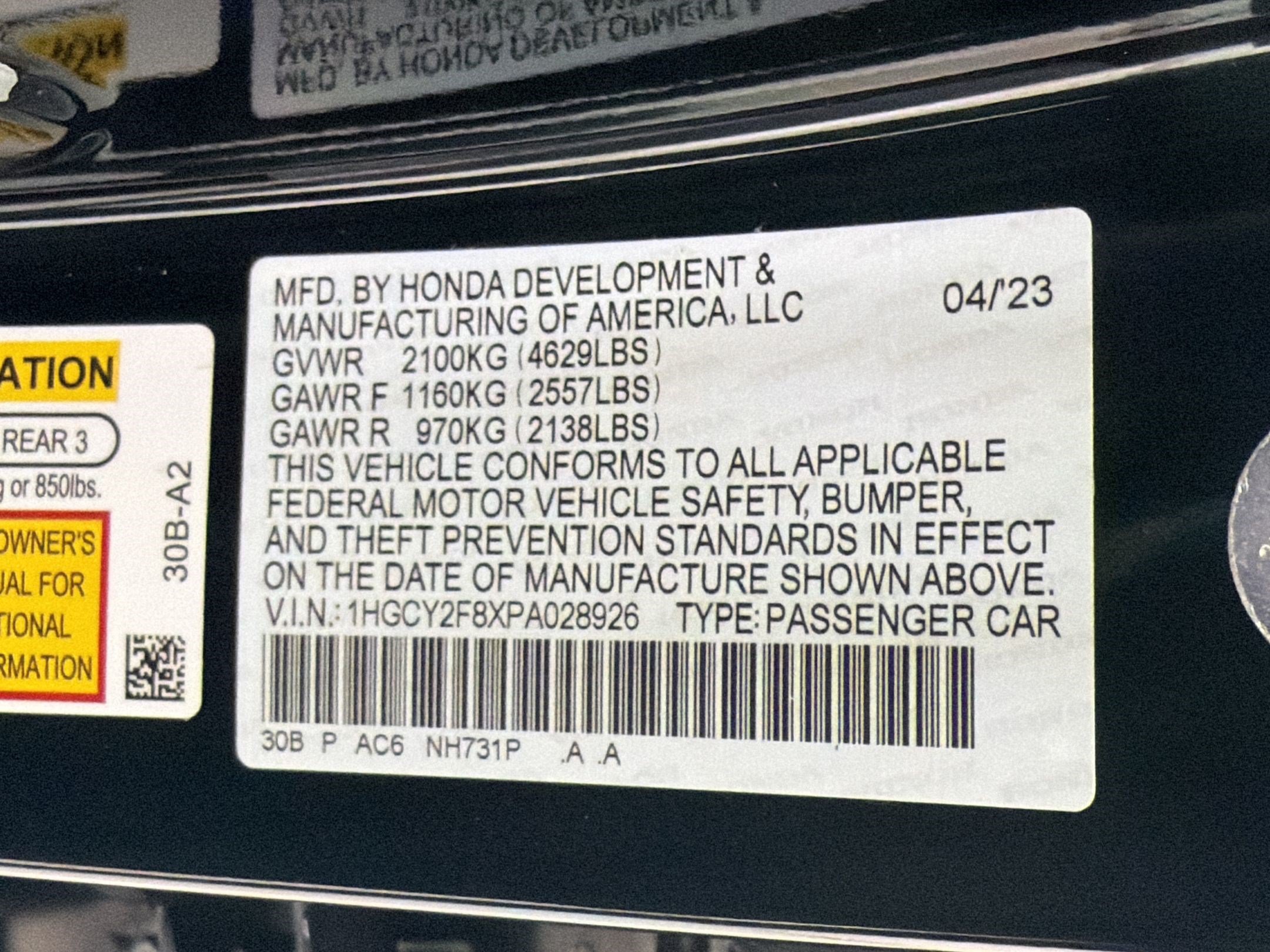 Used 2023 Honda Accord Touring image 24