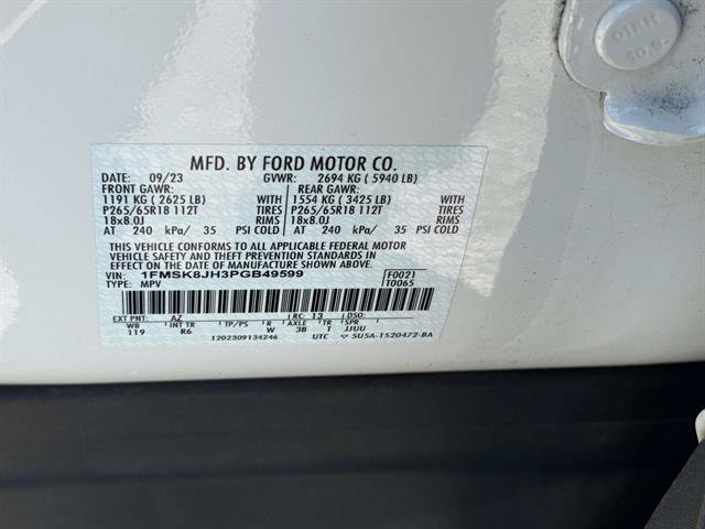 Used 2023 Ford Explorer Timberline AWD/4WD image 37