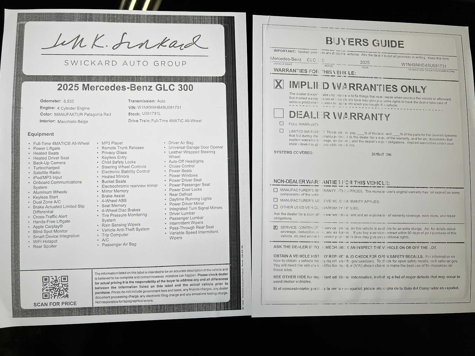 Certified 2025 Mercedes-Benz GLC 300 4MATIC image 41