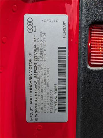 Used 2016 Audi TT 2.0T w/ Technology Package AWD/4WD image 20