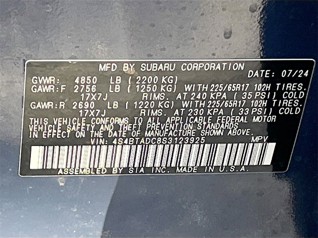 Used 2025 Subaru Outback Premium w/ Popular Package #1A image 31