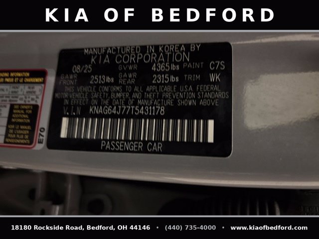 Certified 2026 Kia K5 GT-Line FWD image 13