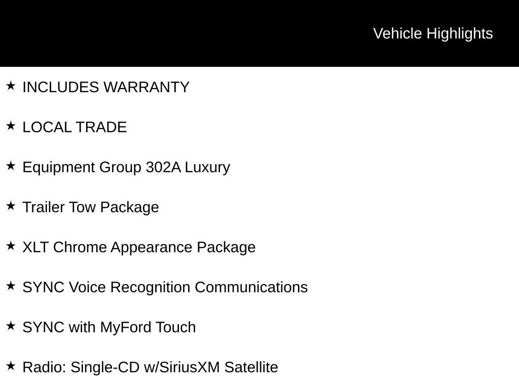 Used 2015 Ford F150 XLT w/ Equipment Group 302A Luxury AWD/4WD image 10