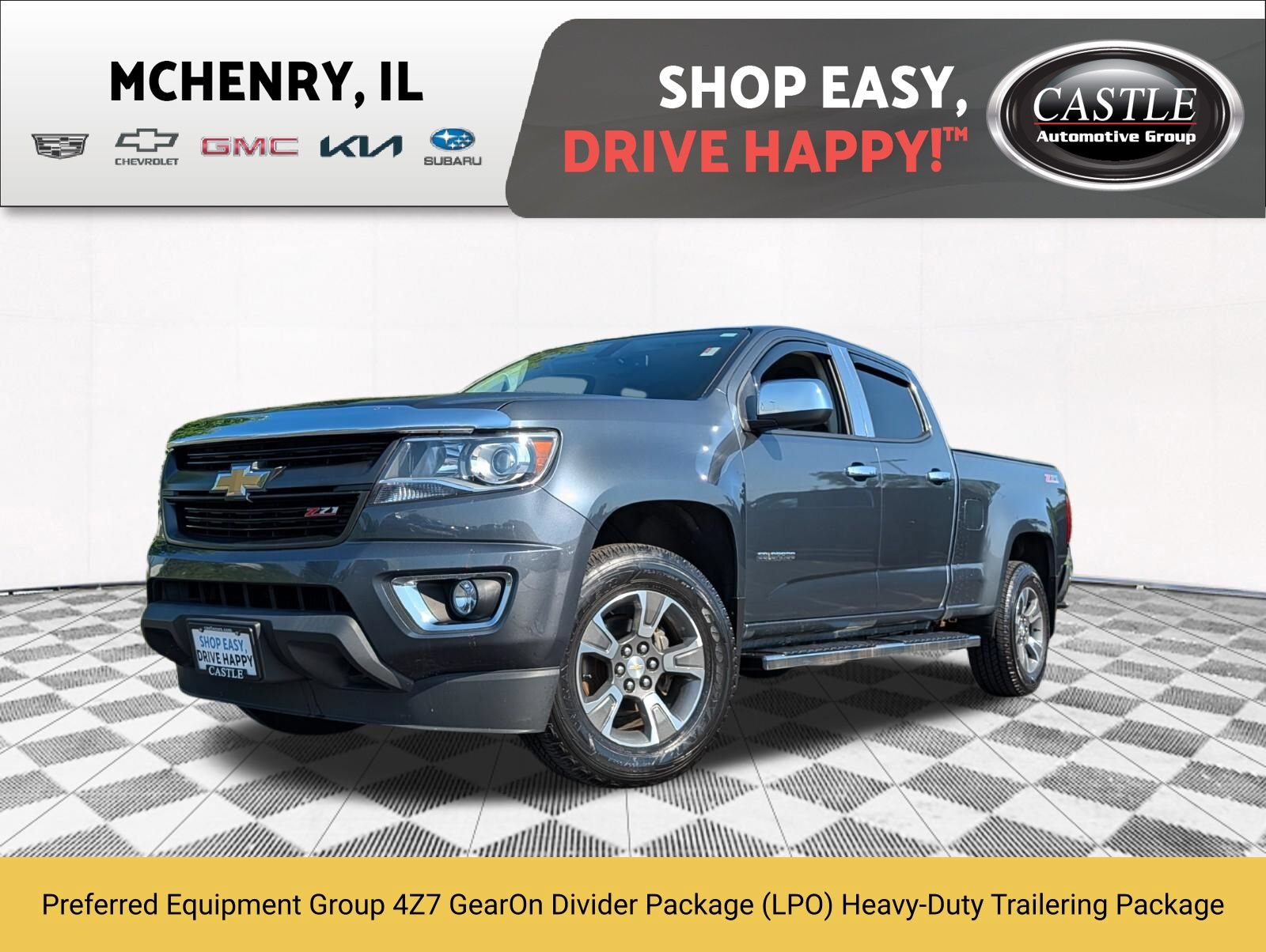 Used 2015 Chevrolet Colorado Z71 w/ LPO, Gearon Divider Package