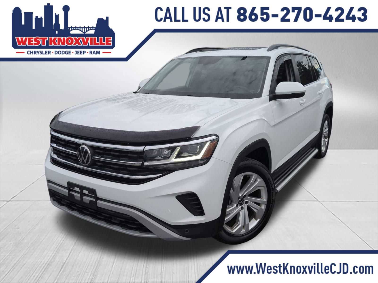 Used 2021 Volkswagen Atlas SE w/ Panoramic Sunroof Package