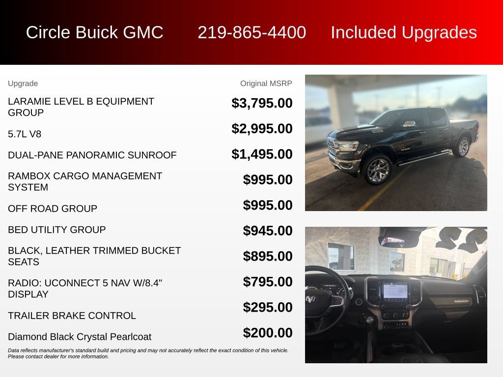 Used 2022 RAM 1500 Laramie AWD/4WD image 3