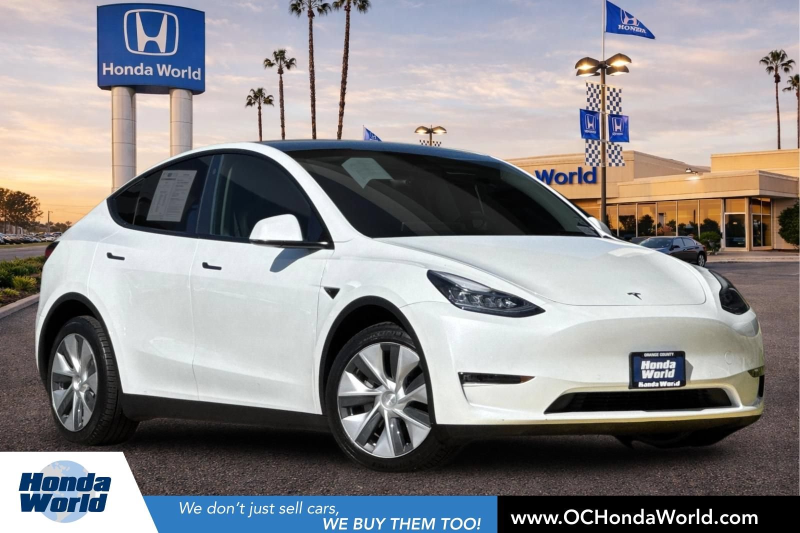 Used 2021 Tesla Model Y Long Range AWD/4WD image 1