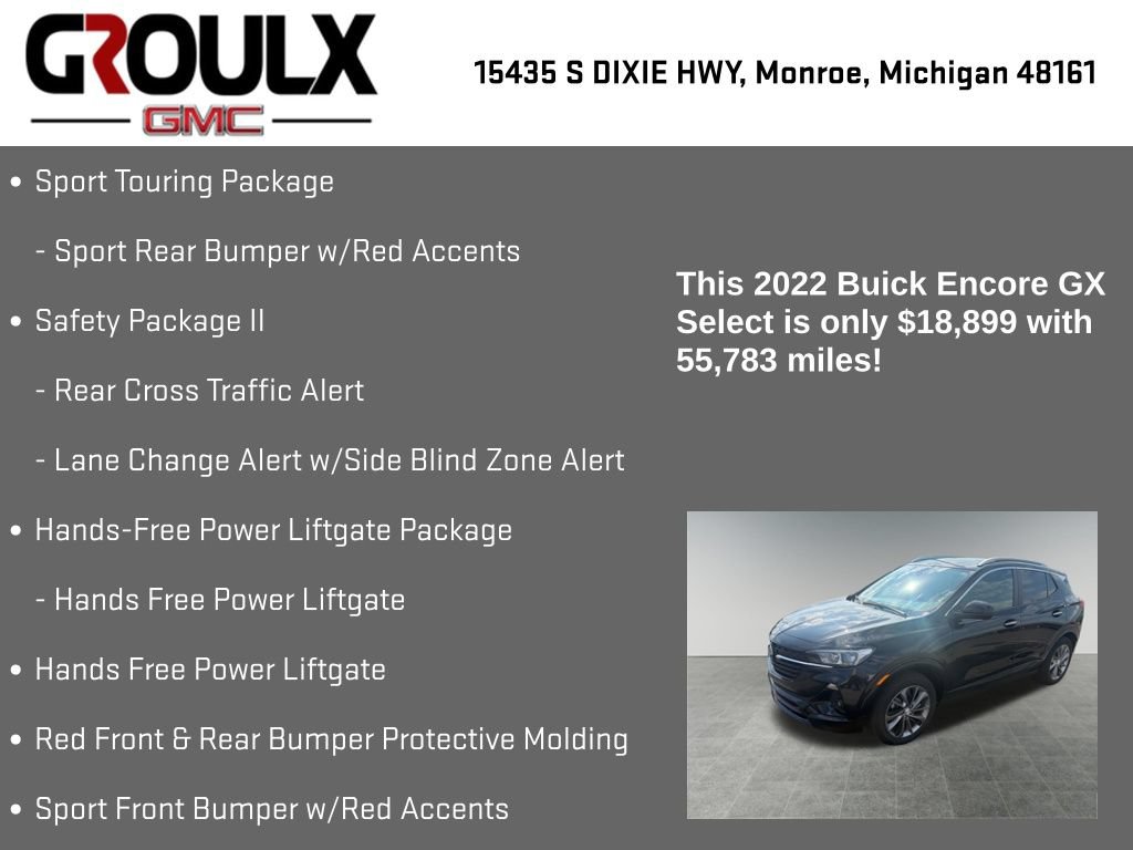 Used 2022 Buick Encore GX Select w/ Sport Touring Package FWD image 15
