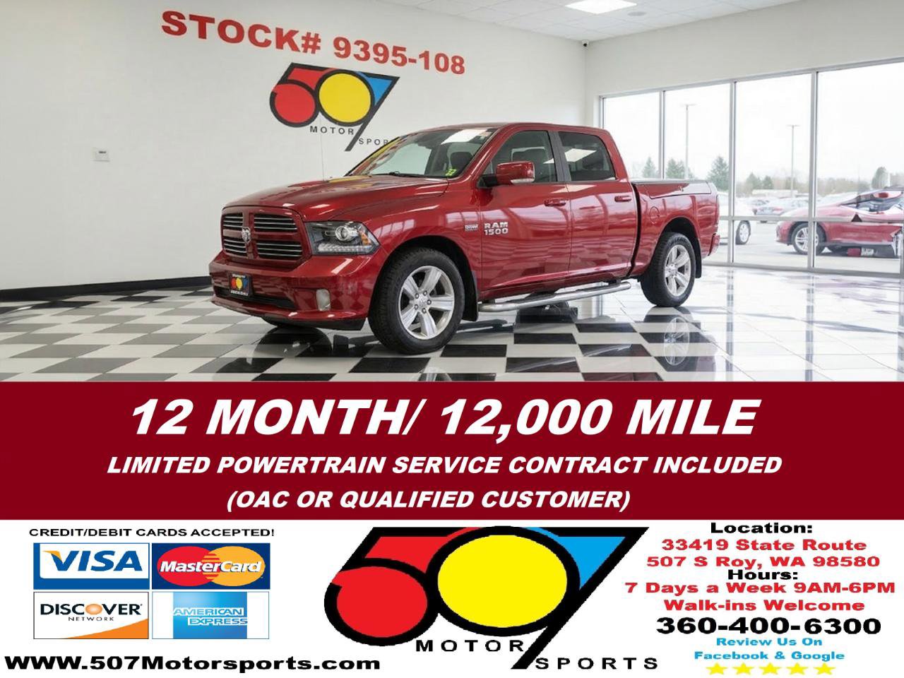 Used 2015 RAM 1500 Sport w/ Sport Premium Group