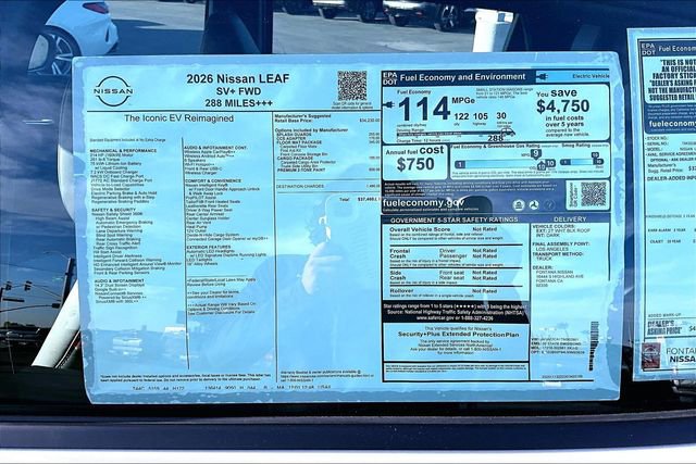 New 2026 Nissan Leaf SV+ image 13